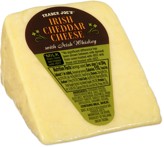 Irish Cheddar Cheese with Irish Whiskey