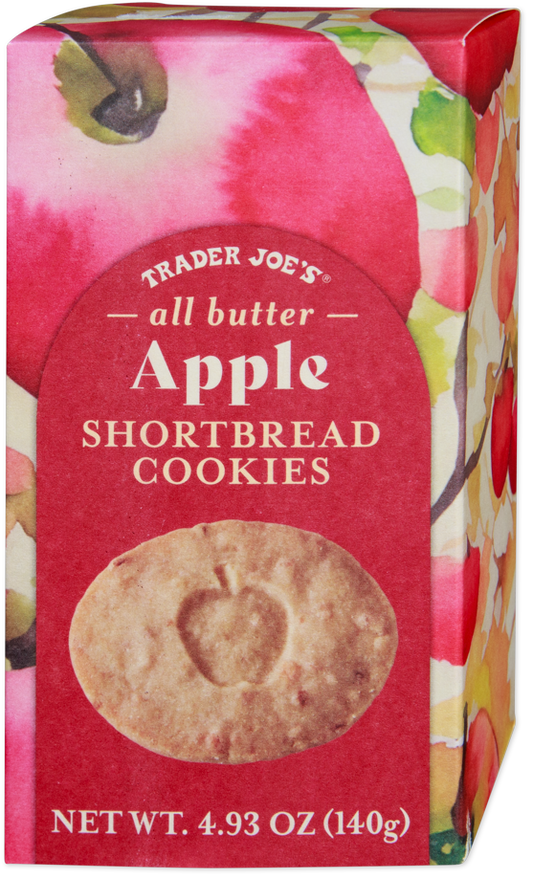 All Butter Apple Shortbread Cookies