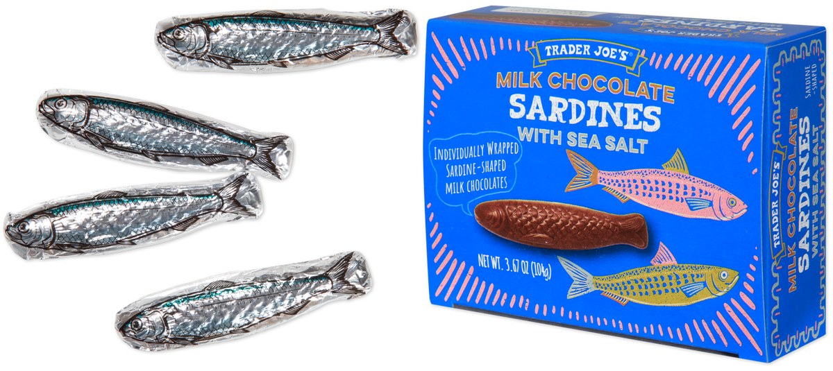 Milk Chocolate Sardines with Sea Salt