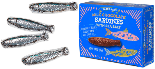 Milk Chocolate Sardines with Sea Salt
