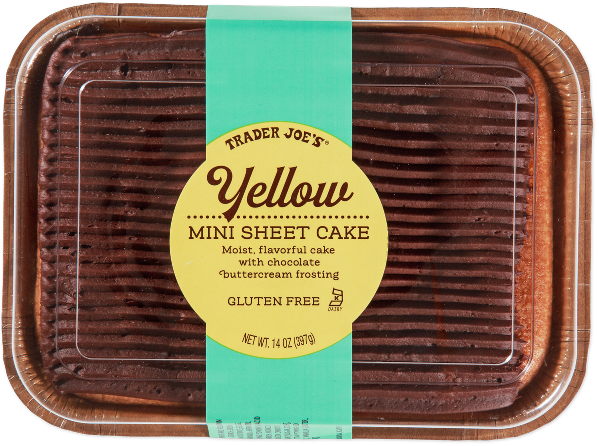 Yellow Mini Sheet Cake