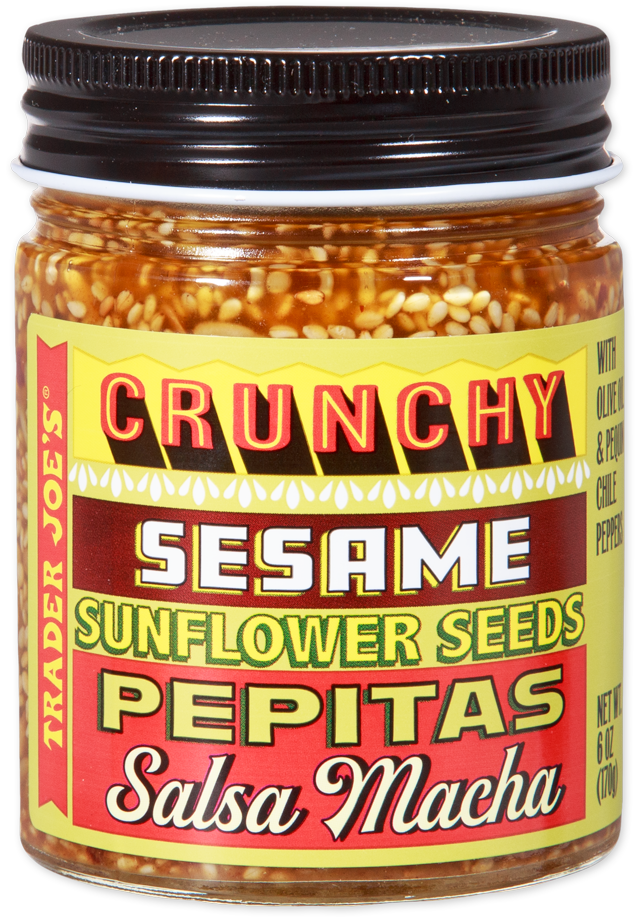 Crunchy Sesame Sunflower Seeds Pepitas Salsa Macha