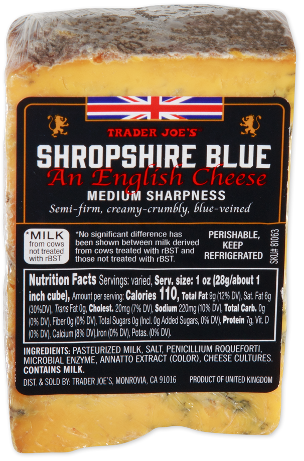 Shropshire Blue English Cheese