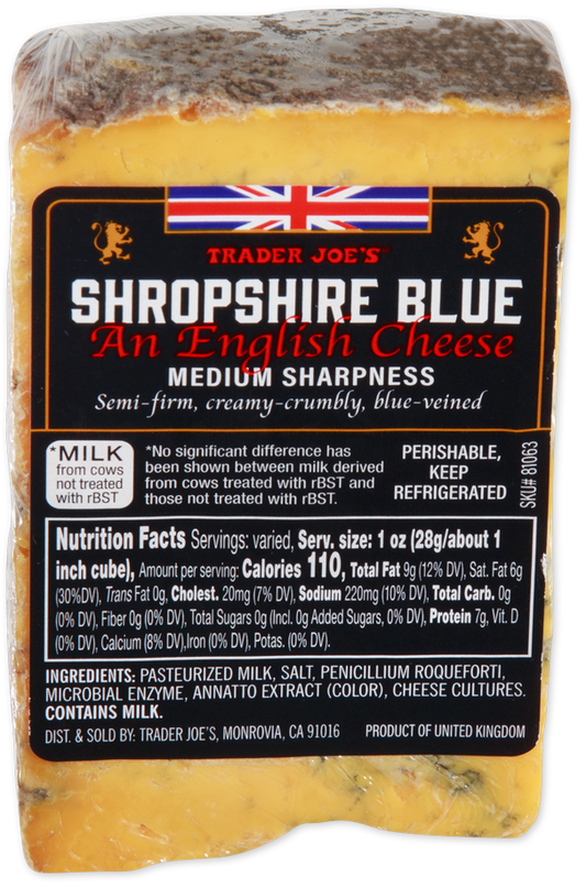 Shropshire Blue English Cheese