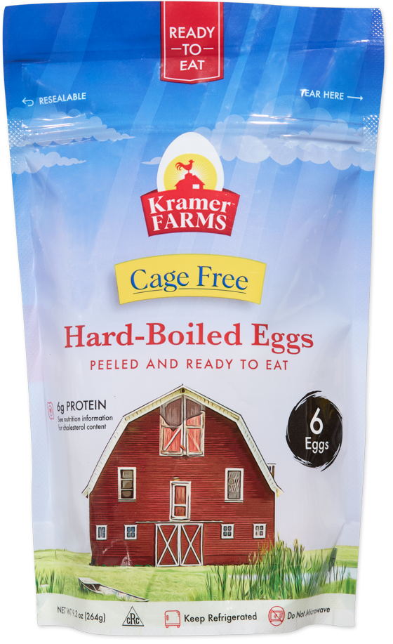 Kramer Farms Cage Free Hard-Boiled Eggs
