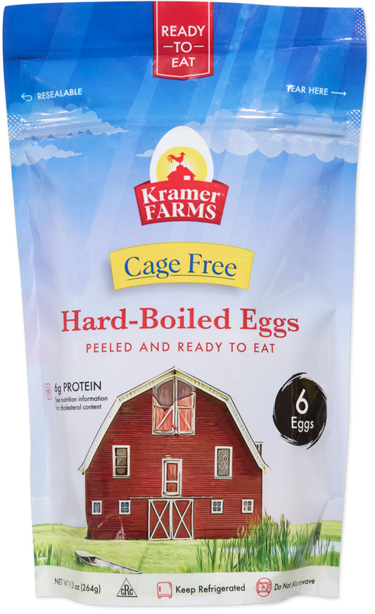 Kramer Farms Cage Free Hard-Boiled Eggs