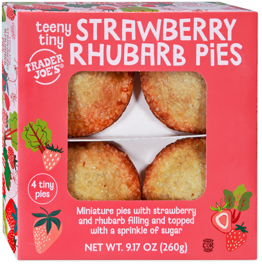 Teeny Tiny Strawberry Rhubarb Pies
