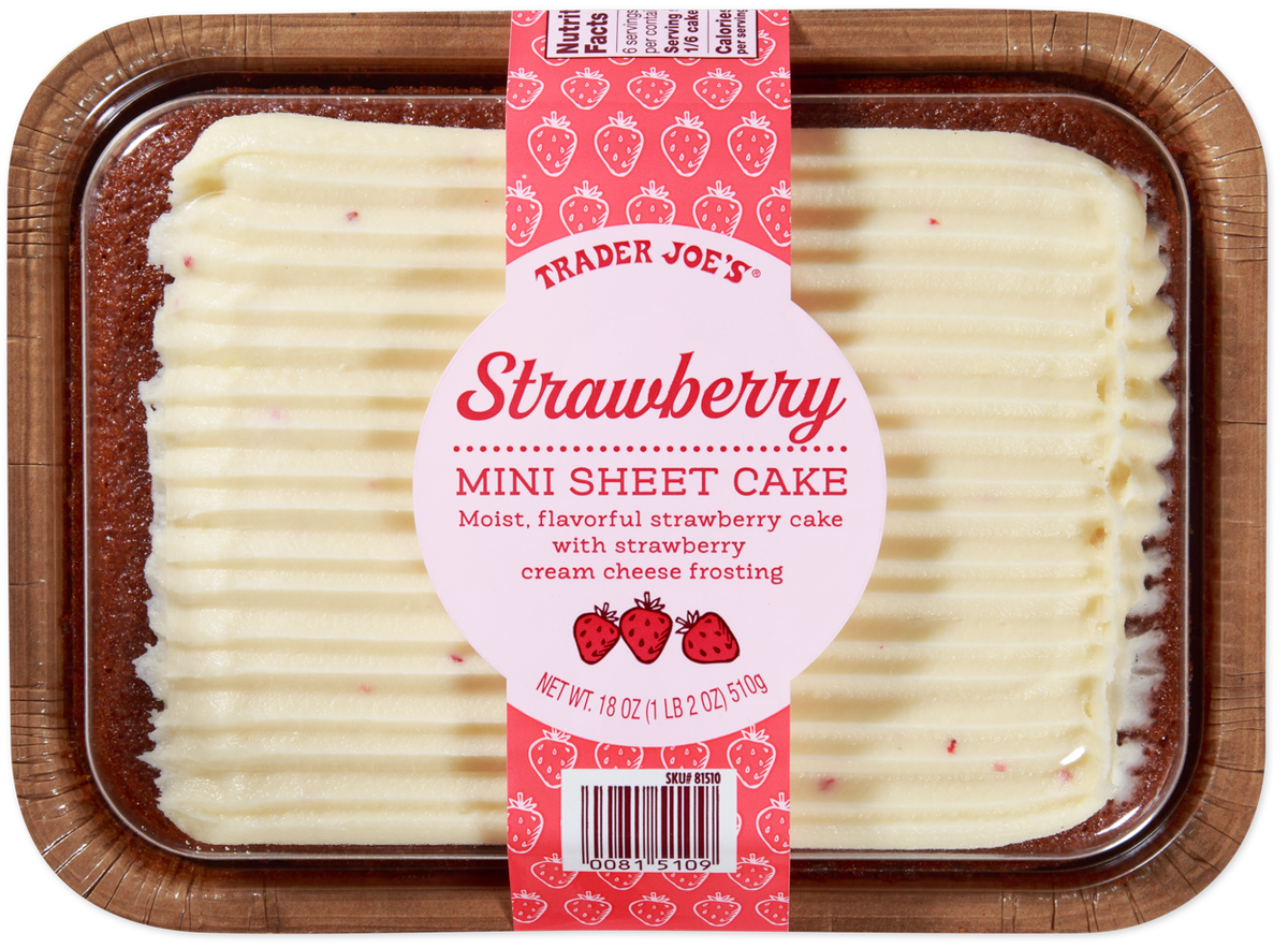 Strawberry Mini Sheet Cake