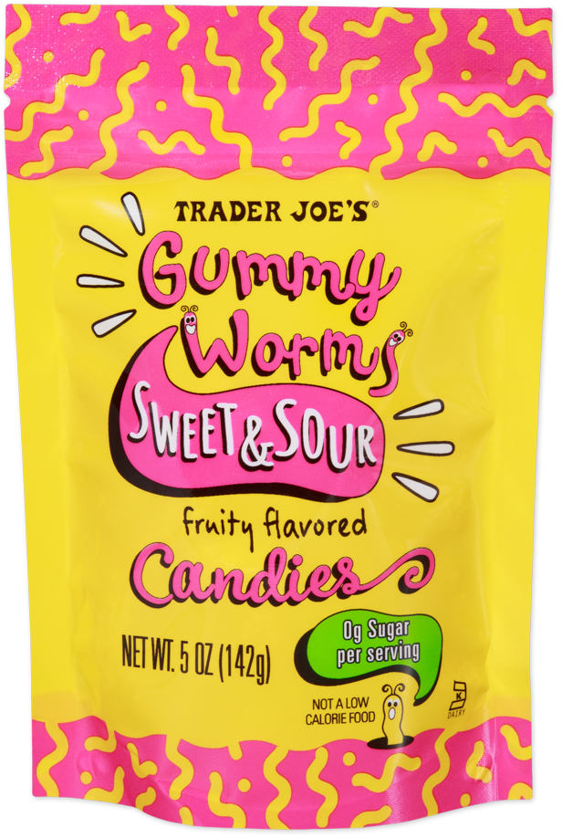 Sweet & Sour Gummy Worms Candies