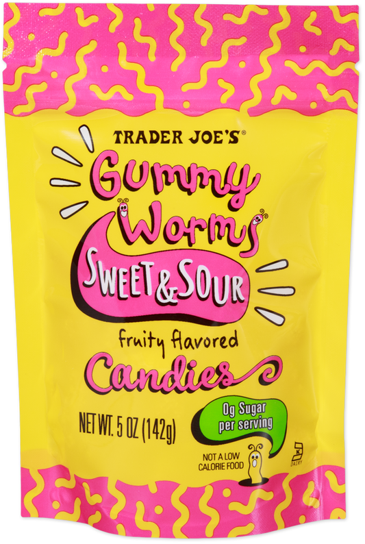 Sweet & Sour Gummy Worms Candies