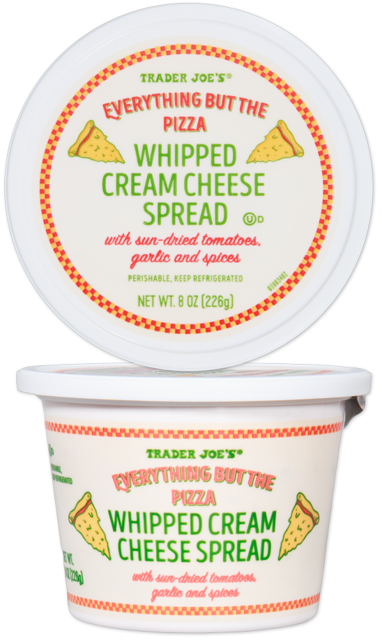 Everything But the Pizza Whipped Cream Cheese Spread