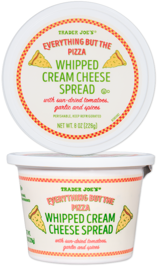 Everything But the Pizza Whipped Cream Cheese Spread