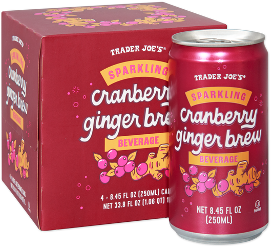 Sparkling Cranberry Ginger Brew Beverage