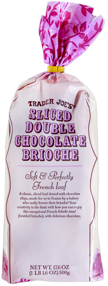 Sliced Double Chocolate Brioche
