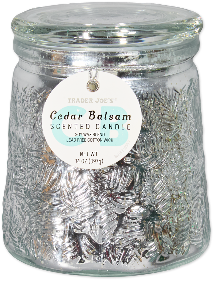 Cedar Balsam Scented Large Candle