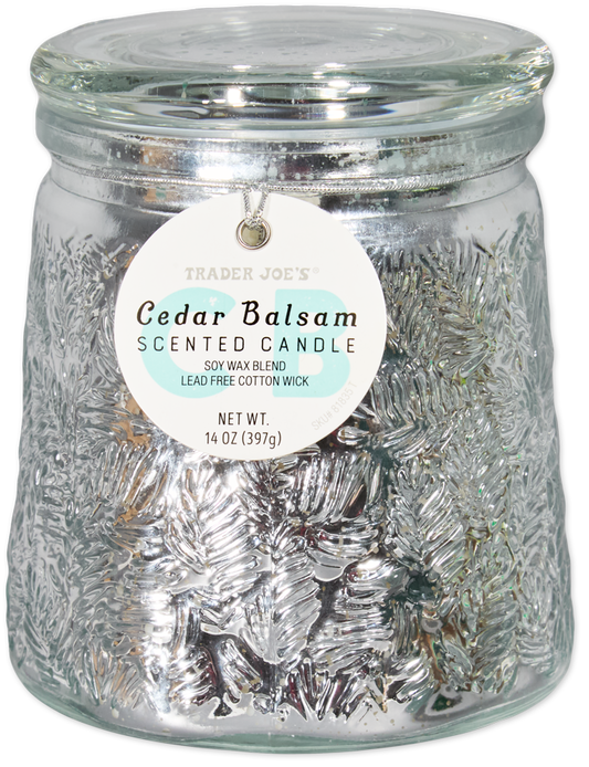 Cedar Balsam Scented Large Candle