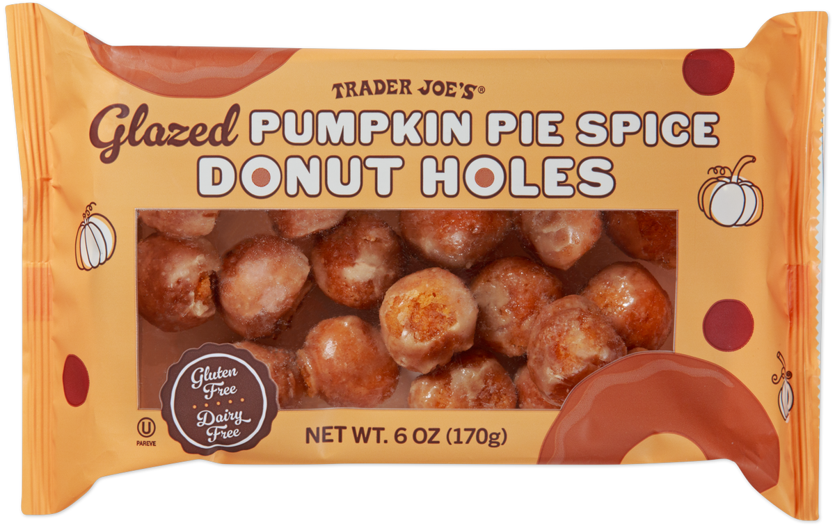 Glazed Pumpkin Pie Spice Donut Holes