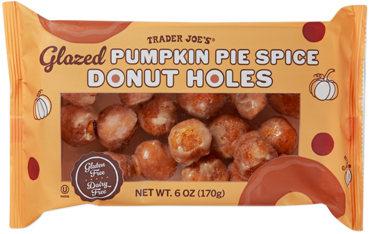 Glazed Pumpkin Pie Spice Donut Holes