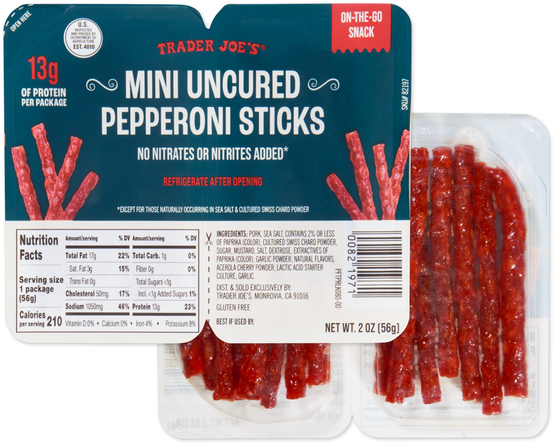 Mini Uncured Pepperoni Sticks