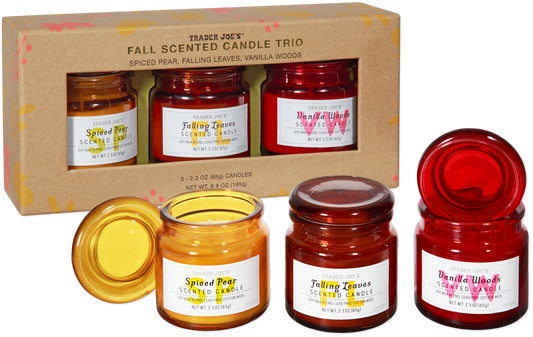 Fall Scented Candle Trio