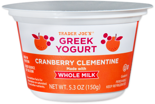 Cranberry Clementine Whole Milk Yogurt