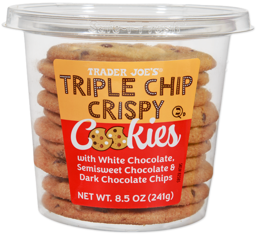Triple Chip Crispy Cookies