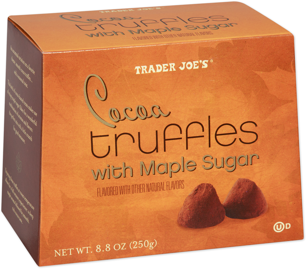 Cocoa Truffles with Maple Sugar