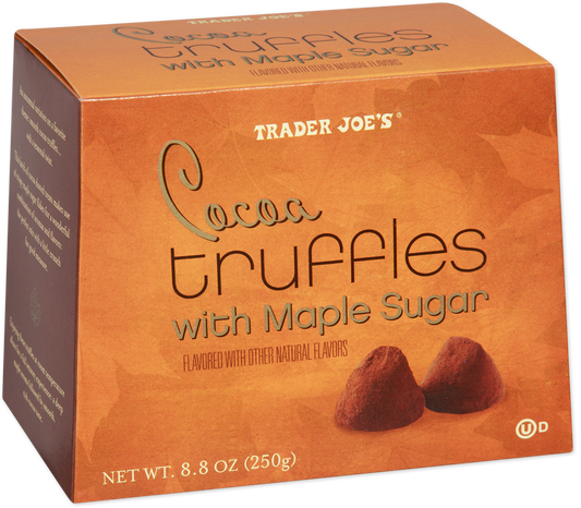 Cocoa Truffles with Maple Sugar