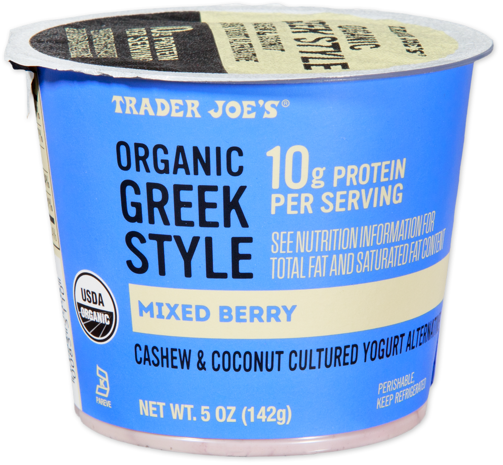 Mixed Berry Organic Greek Style Cashew & Coconut Cultured Yogurt Alternative