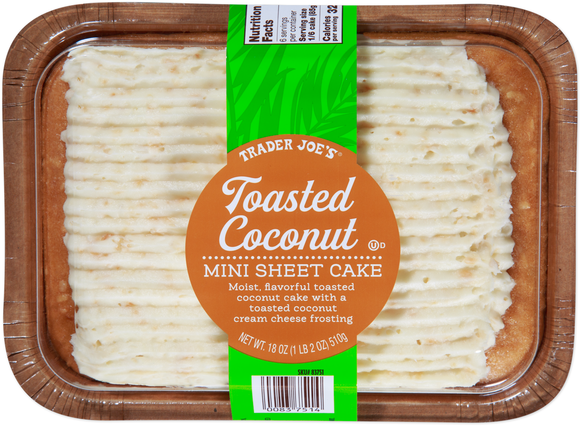 Toasted Coconut Mini Sheet Cake