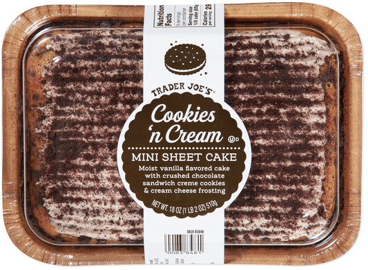 Cookies 'n Cream Mini Sheet Cake