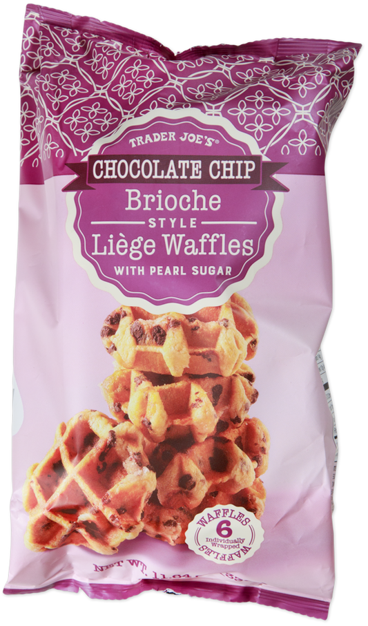 Chocolate Chip Brioche Style Liège Waffles