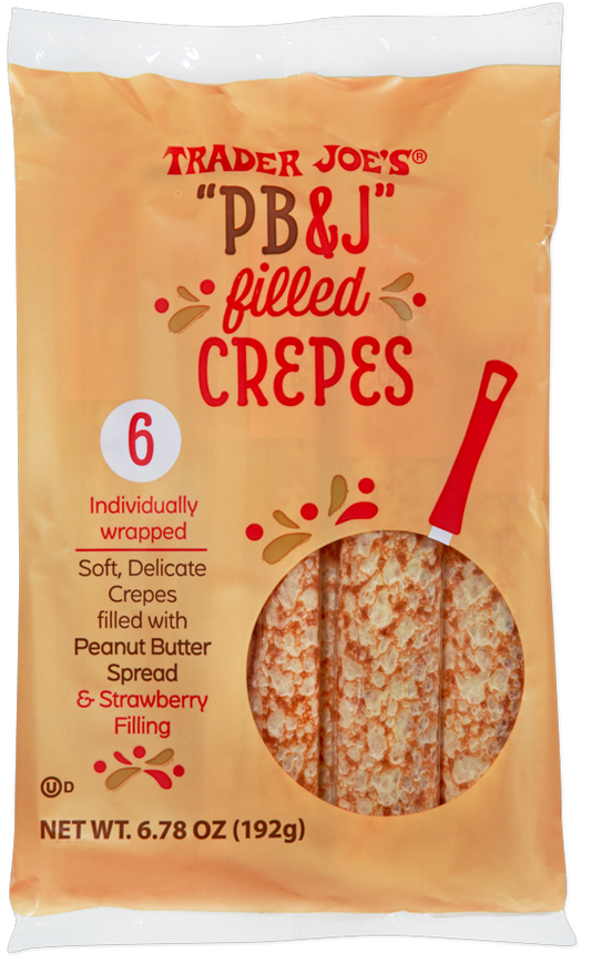 "PB & J" Filled Crepes