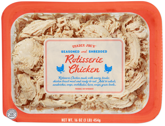 Seasoned and Shredded Rotisserie Chicken