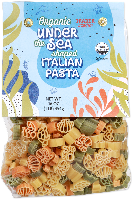 Organic Under the Sea Shaped Italian Pasta