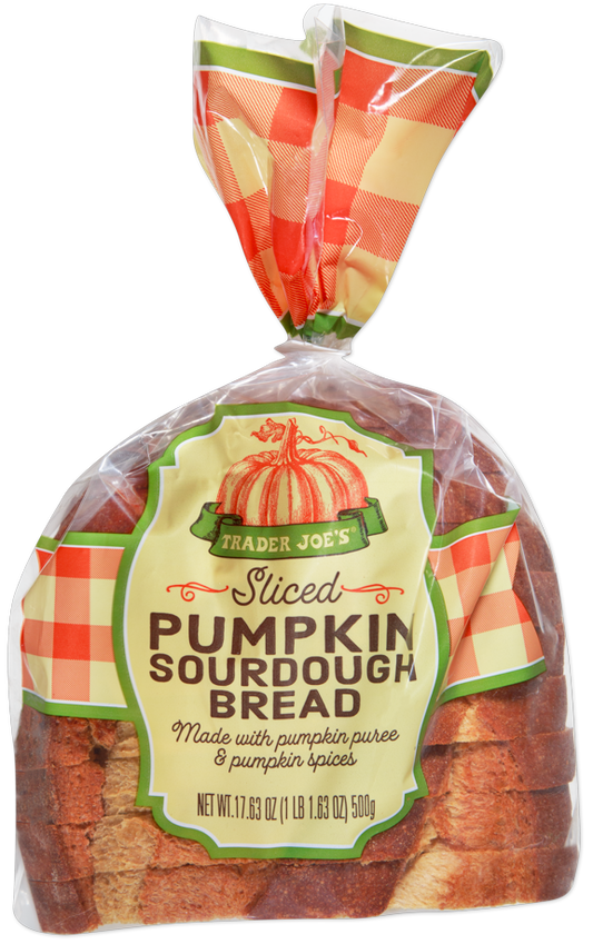 Sliced Pumpkin Sourdough Bread