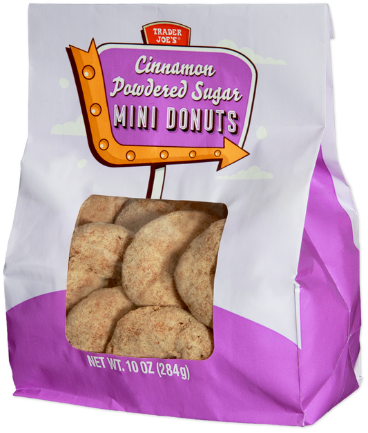 Cinnamon Powdered Sugar Mini Donuts
