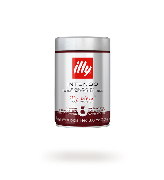 Illy Dark Roast Ground Coffee Drip 8.8 oz