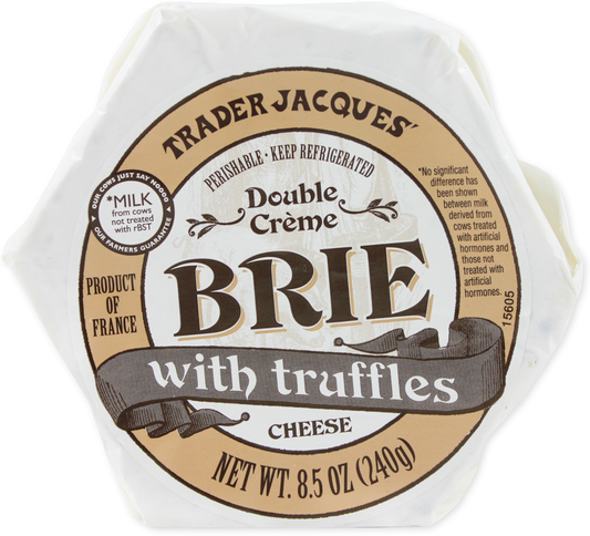 Double Crème Brie with Truffles