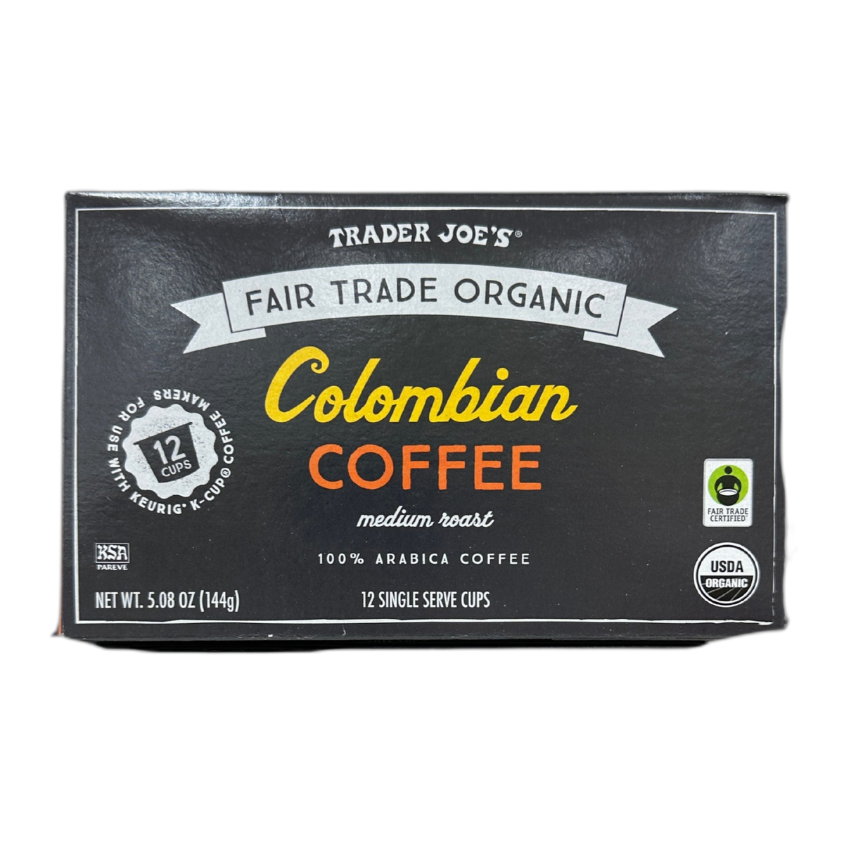 Colombian Medium Roast Coffee ORGANIC K-Cup | Trader Joe's