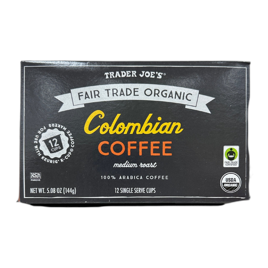 Colombian Medium Roast Coffee ORGANIC K-Cup | Trader Joe's