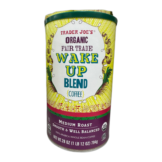 Wake up Blend Coffee ORGANIC WHOLE BEAN 28 oz | Trader Joe's