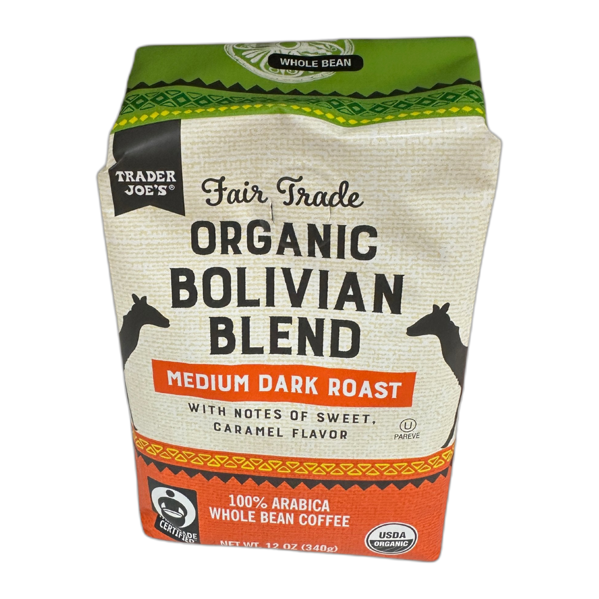 Bolivian Blend Coffee ORGANIC WHOLE BEAN | Trader Joe's