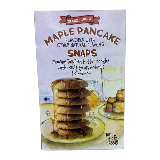 Trader Joe's | Maple Pancake Snaps Butter Cookies With Maple Syrup