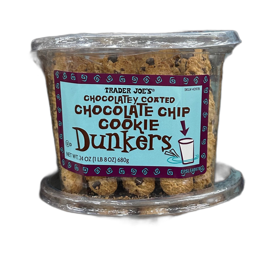 Trader Joe's | Chocolatey Coated Chocolate Chip Cookie Dunkers