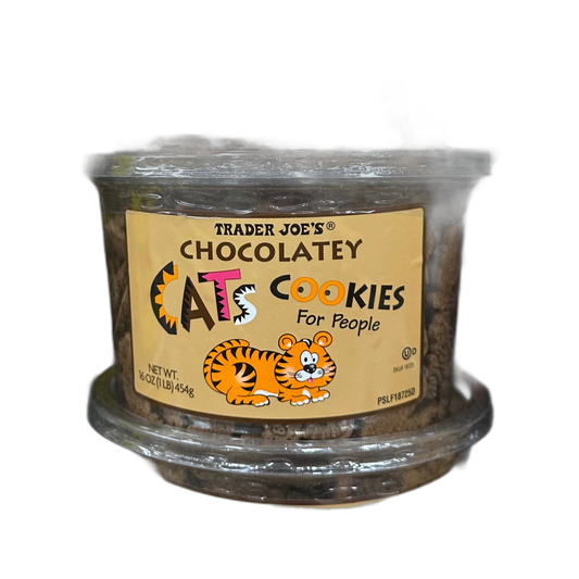 Trader Joe's | Chocolatey Cat Cookie for People
