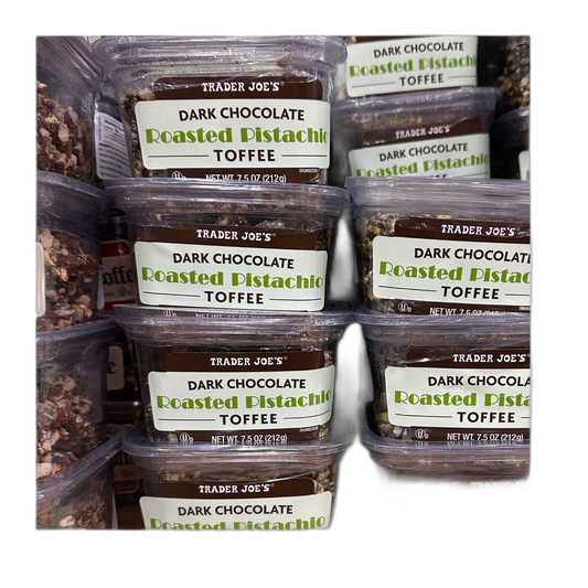 Trader Joe's | Dark Chocolate Roasted Pistachio Toffee