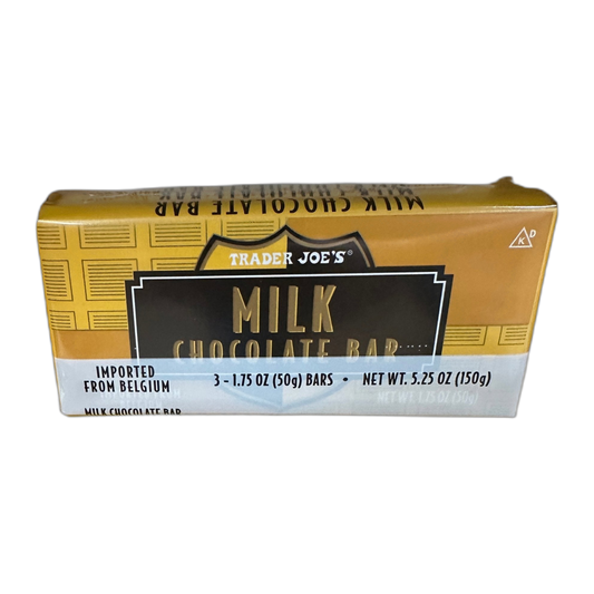 Trader Joe's | Milk Chocolate Bars - 3 pack