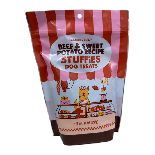 Trader Joe's | Beef & Sweet Potato Stuffies DOG TREATS
