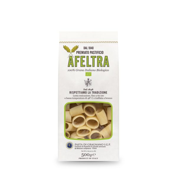 Afeltra Organic Mezzi Paccheri 17.6 oz